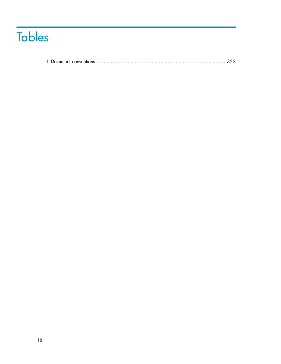 Tables | HP SAN Virtualization Services Platform User Manual | Page 18 / 324