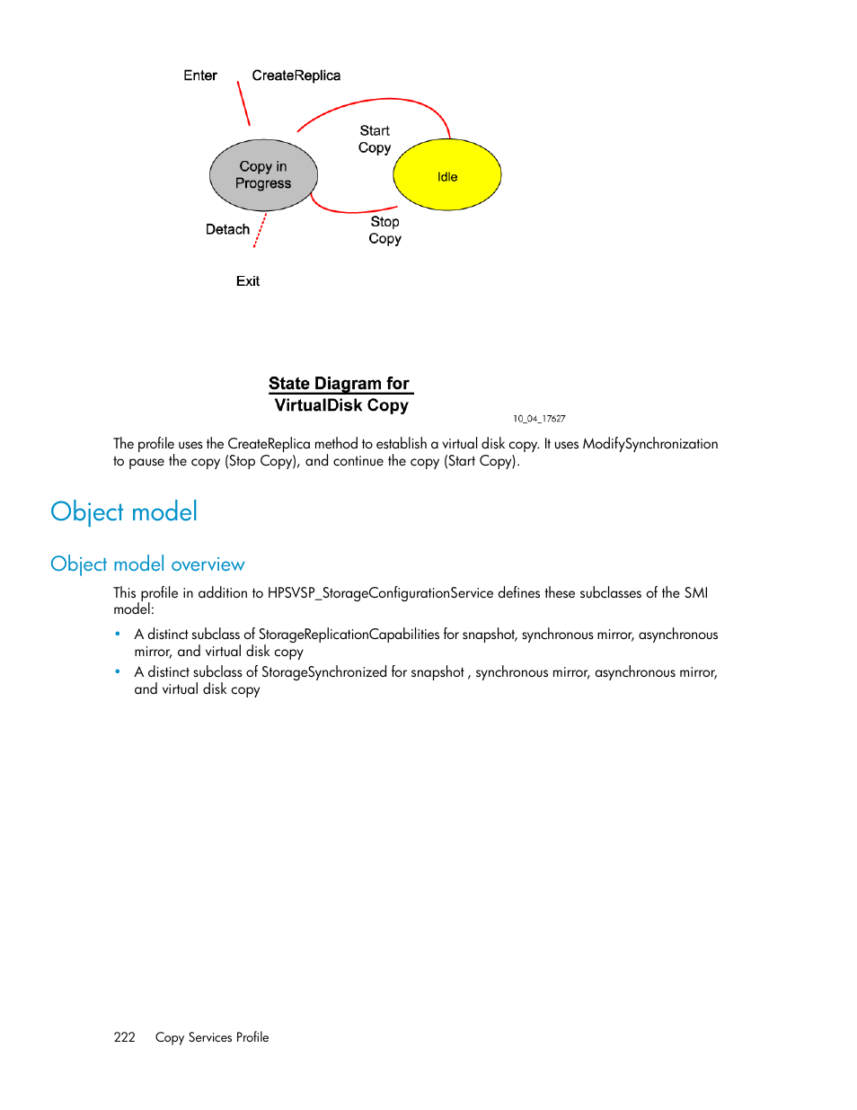 Object model, Object model overview | HP SAN Virtualization Services Platform User Manual | Page 222 / 324