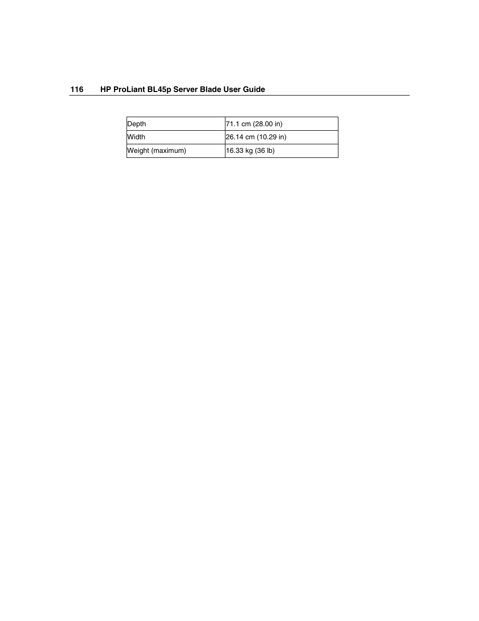 HP ProLiant BL45p Server series User Manual | Page 116 / 128