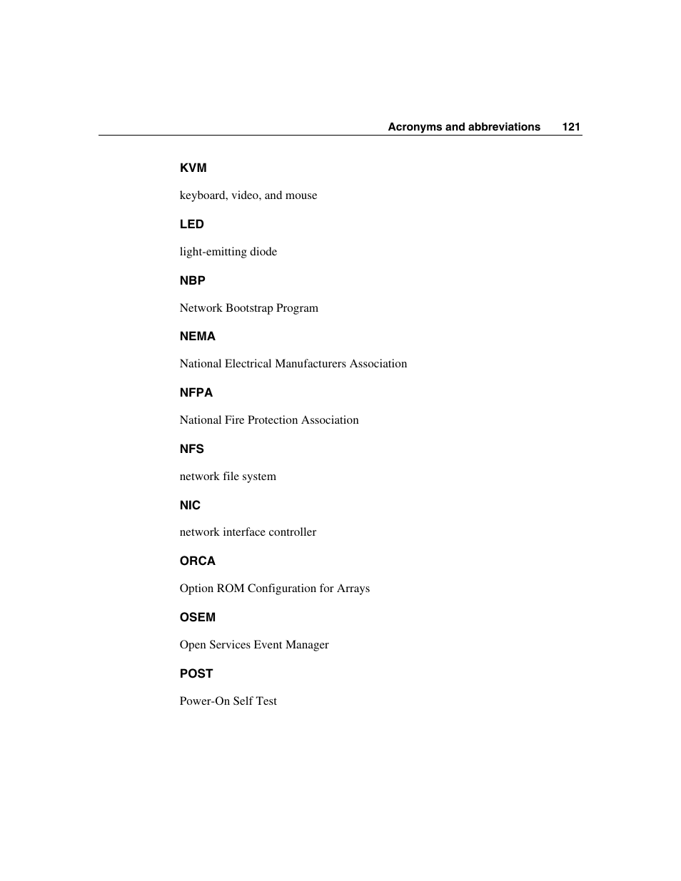 HP ProLiant BL45p Server series User Manual | Page 121 / 128