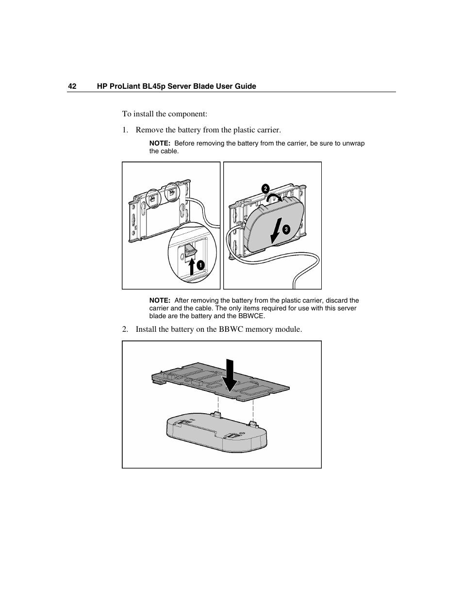 HP ProLiant BL45p Server series User Manual | Page 42 / 128