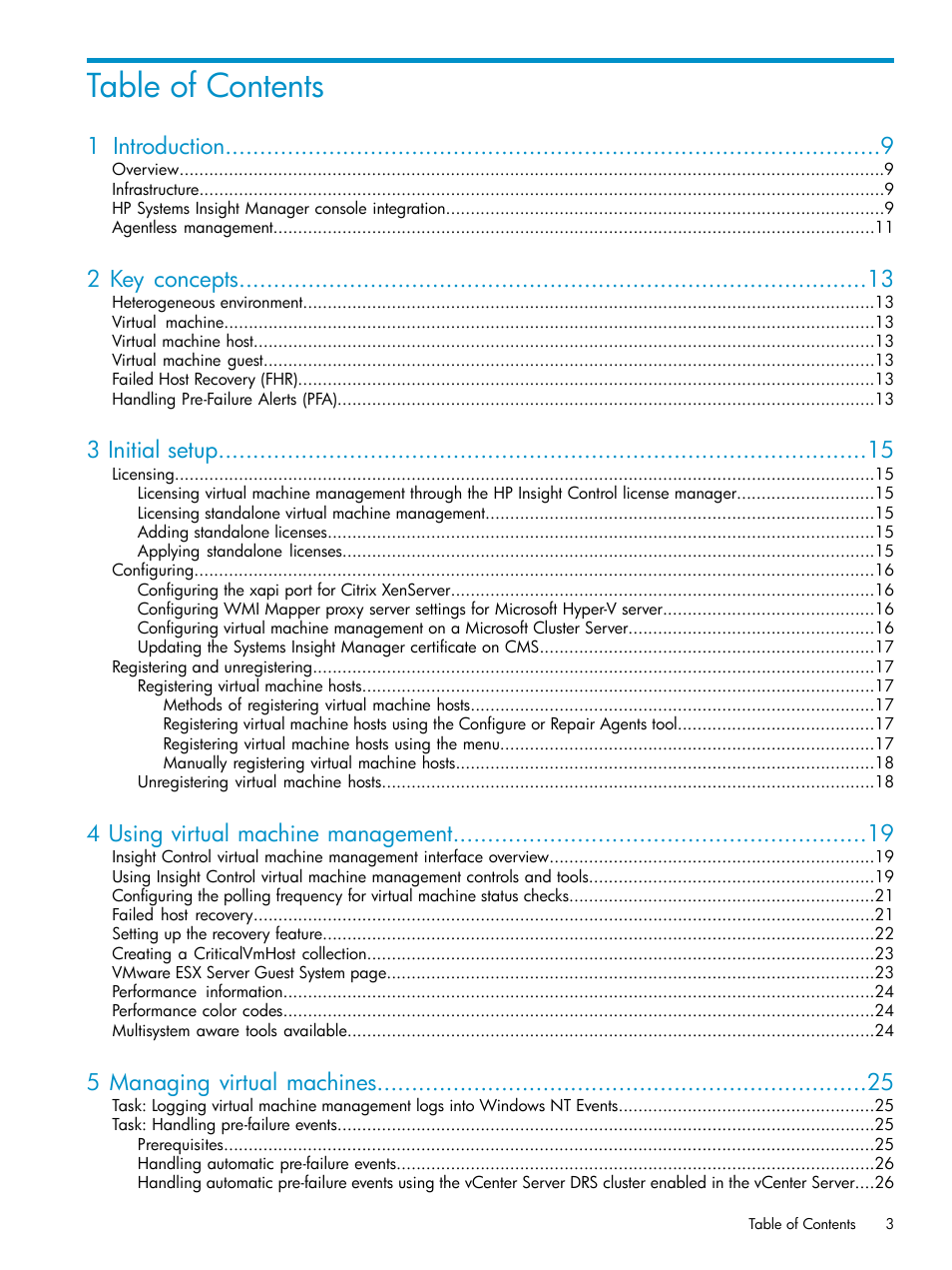 HP Insight Control Software for Linux User Manual | Page 3 / 59