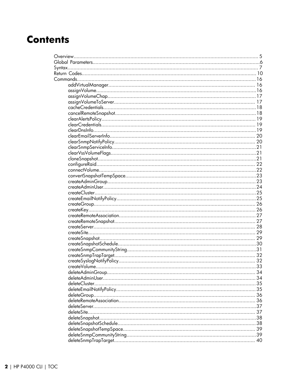 HP StoreVirtual VSA Software User Manual | Page 2 / 80