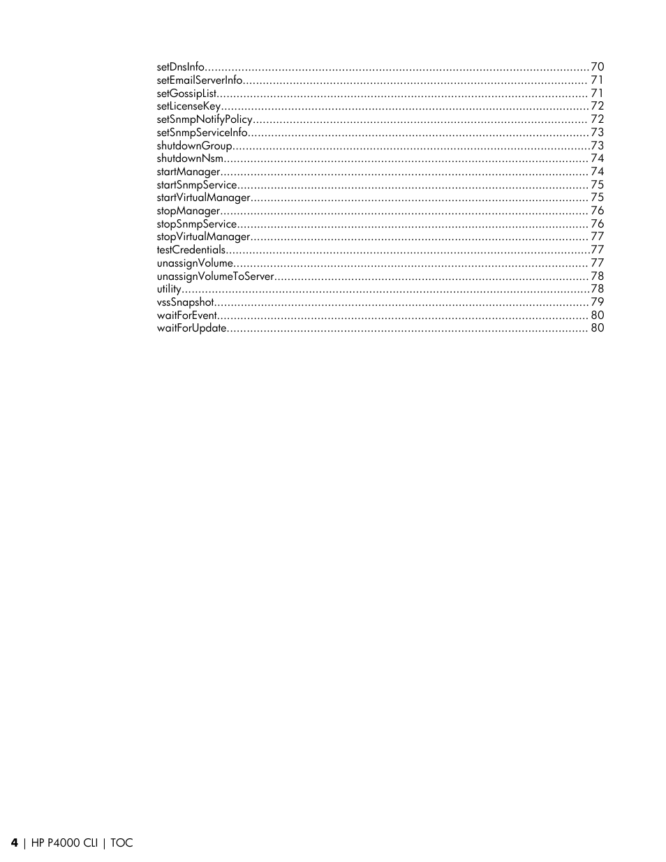 HP StoreVirtual VSA Software User Manual | Page 4 / 80