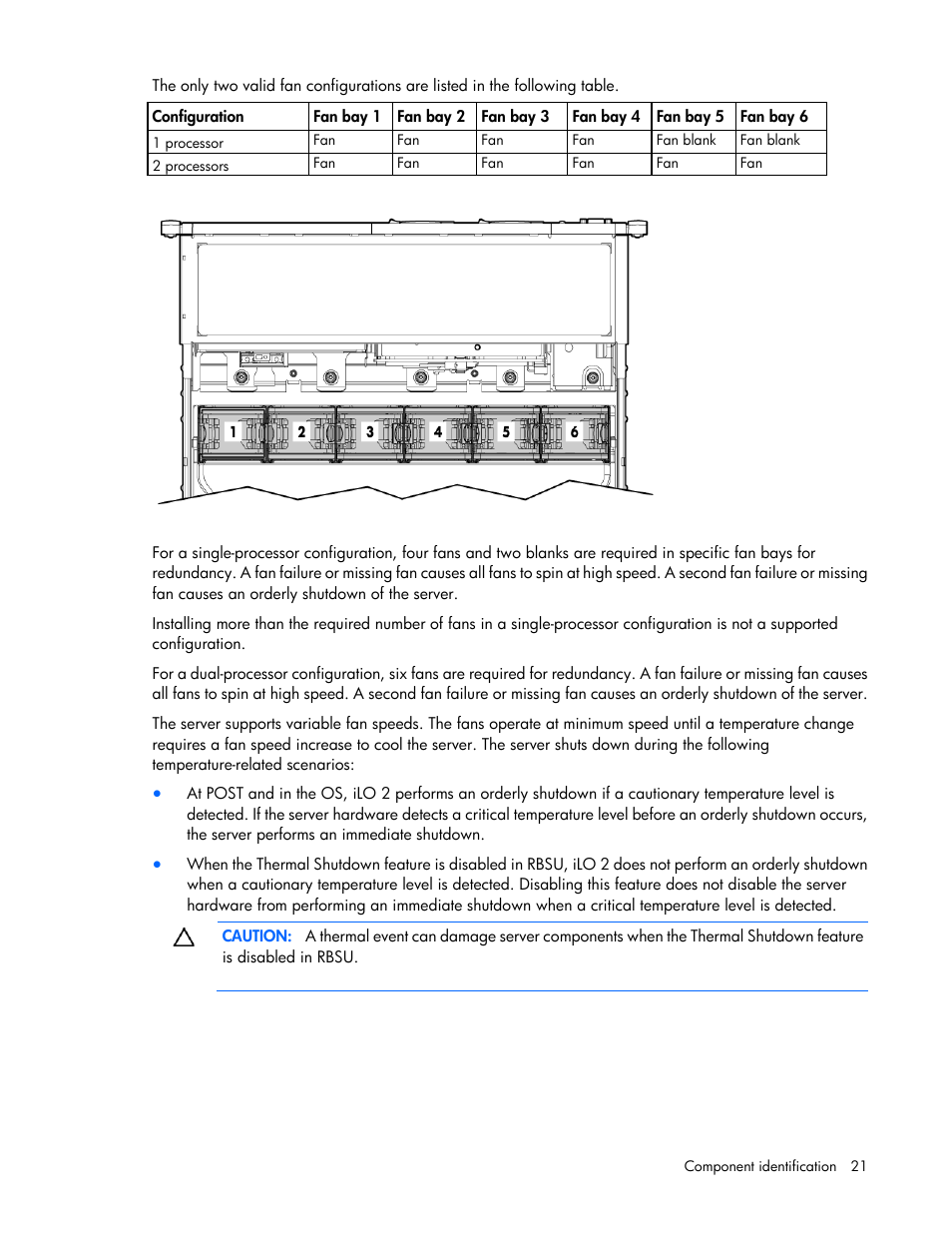 HP ProLiant DL380 G6 Server User Manual | Page 21 / 117