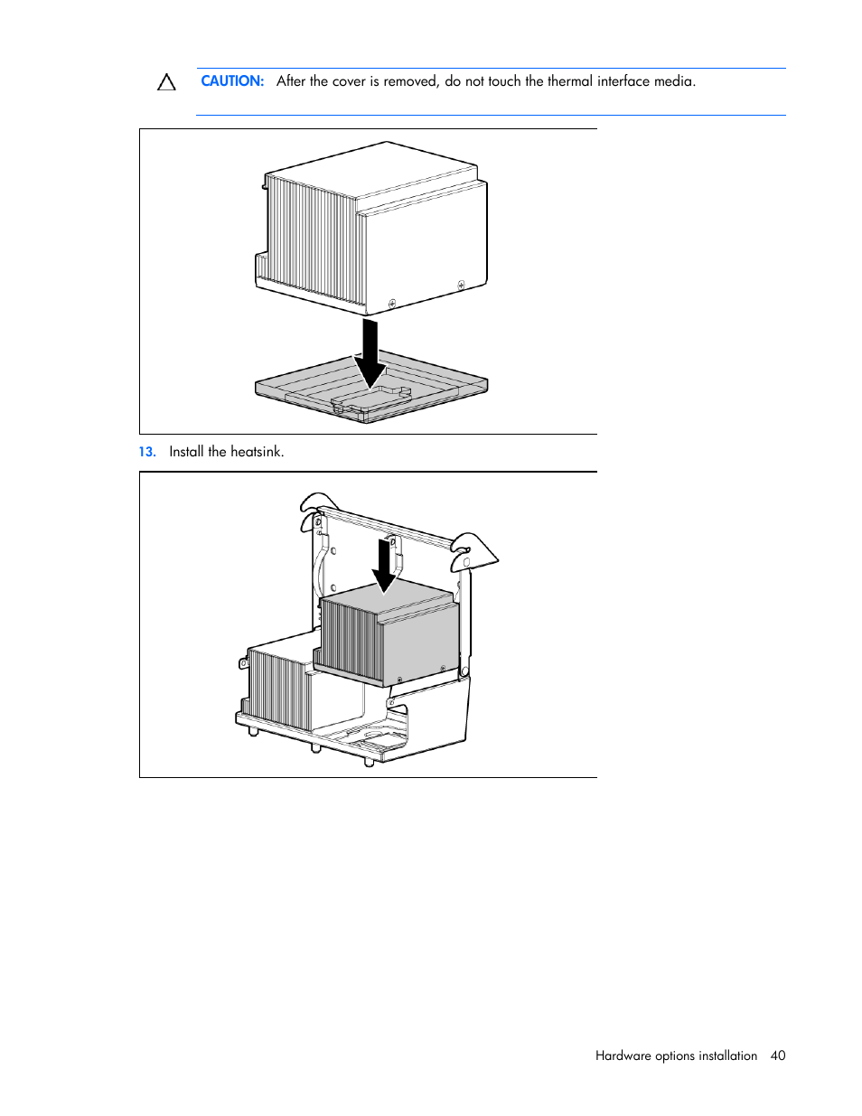 HP ProLiant DL380 G6 Server User Manual | Page 40 / 117