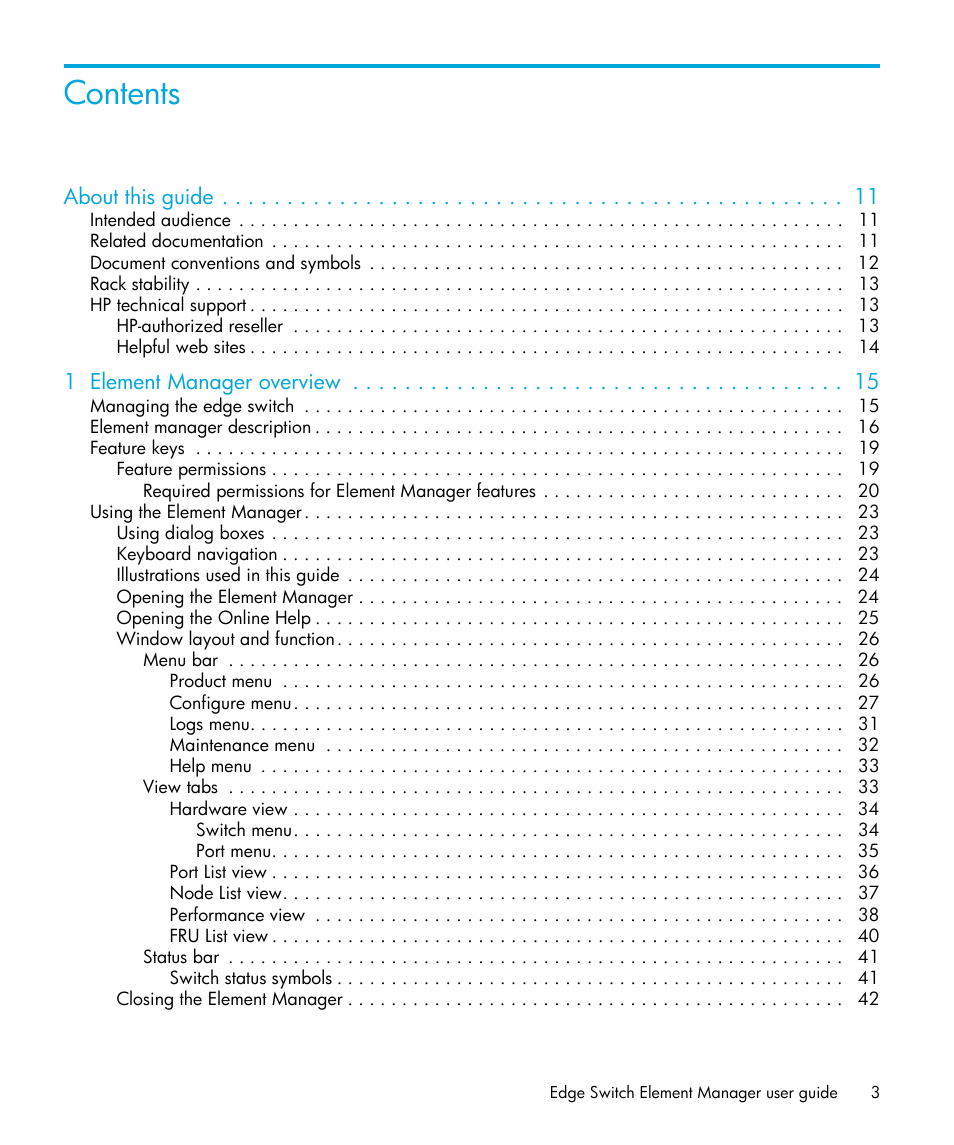 HP StorageWorks 2.32 Edge Switch User Manual | Page 3 / 228