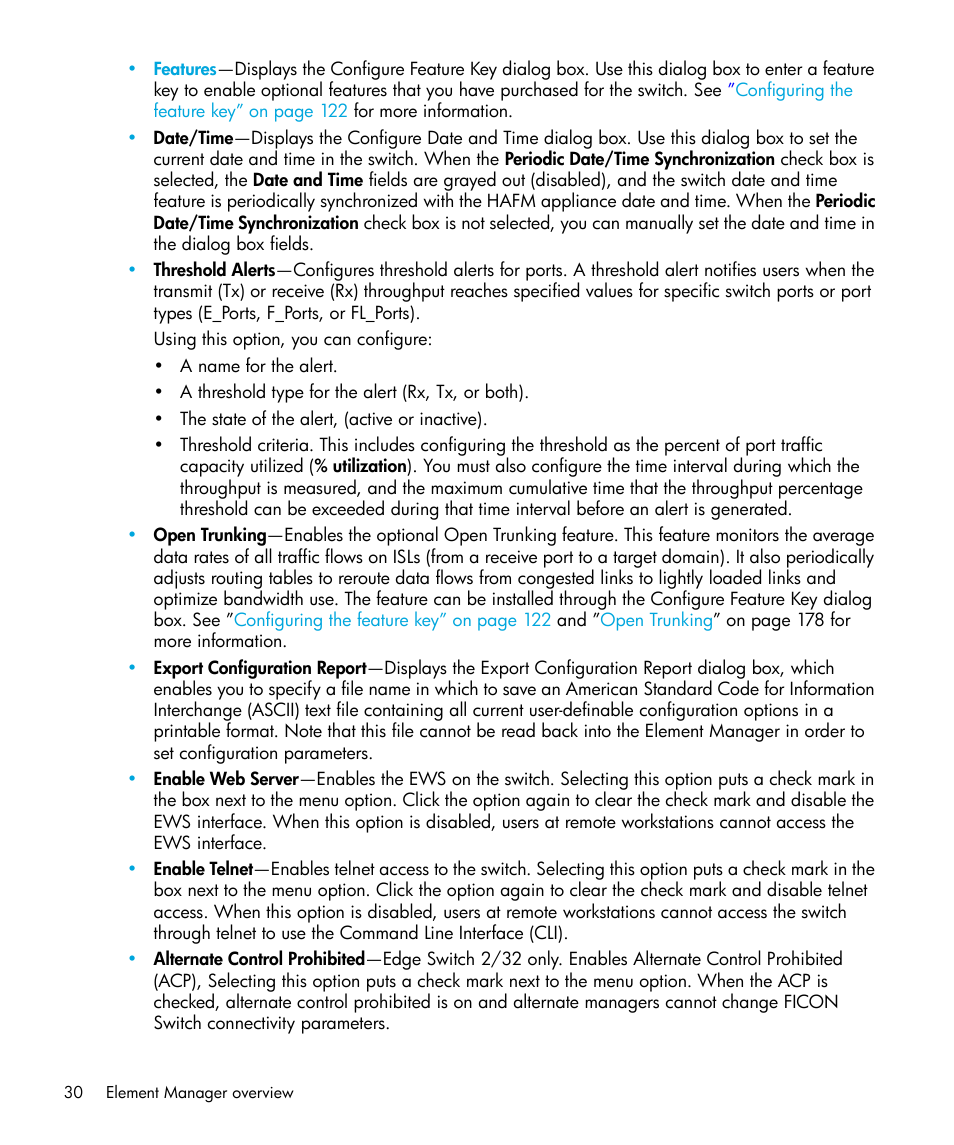 HP StorageWorks 2.32 Edge Switch User Manual | Page 30 / 228