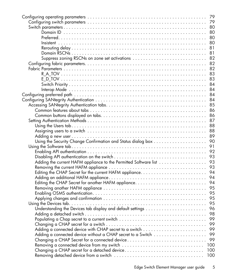 HP StorageWorks 2.32 Edge Switch User Manual | Page 5 / 228