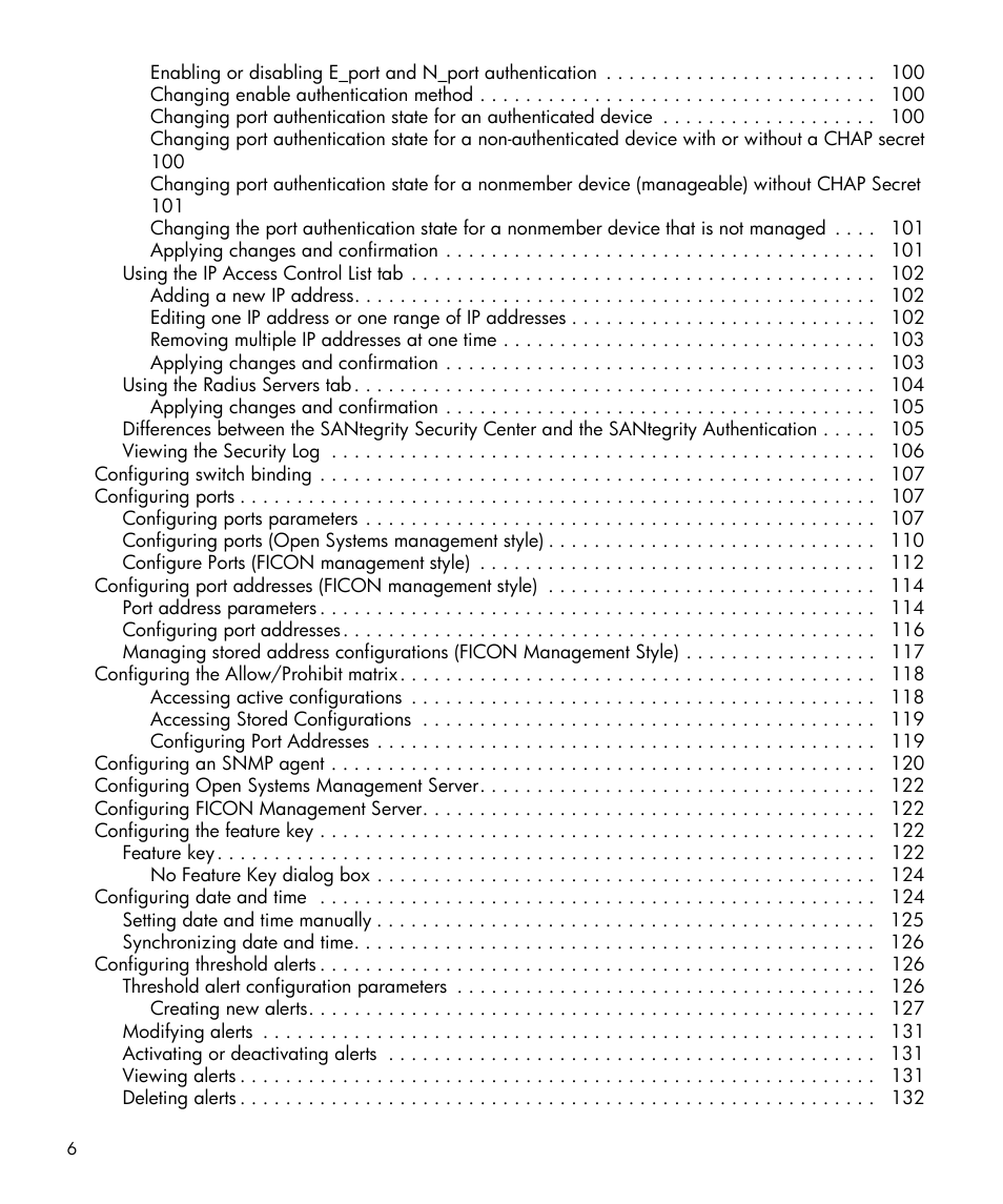 HP StorageWorks 2.32 Edge Switch User Manual | Page 6 / 228