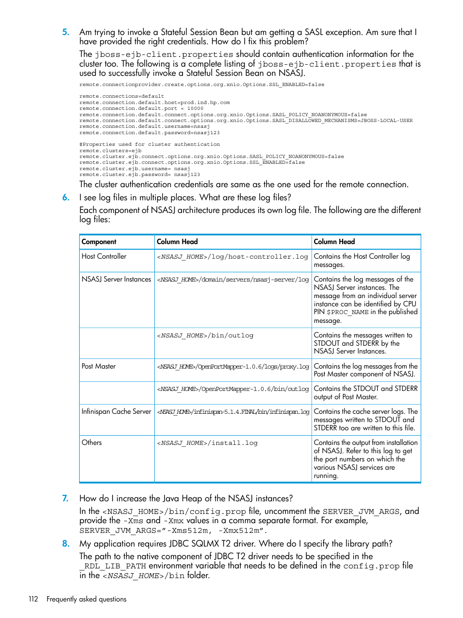 HP Integrity NonStop H-Series User Manual | Page 112 / 115