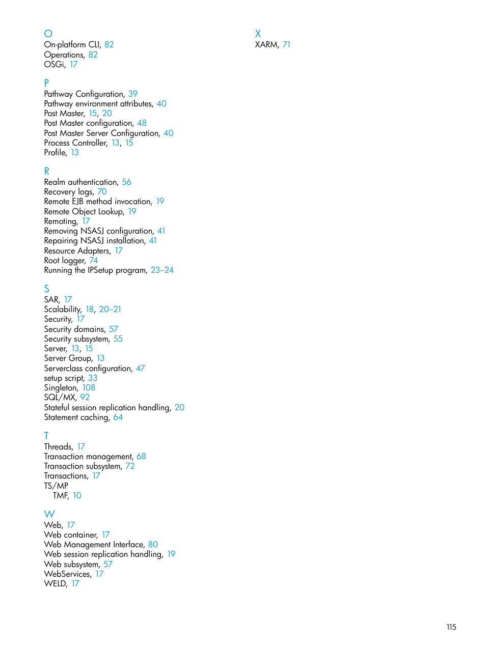 HP Integrity NonStop H-Series User Manual | Page 115 / 115