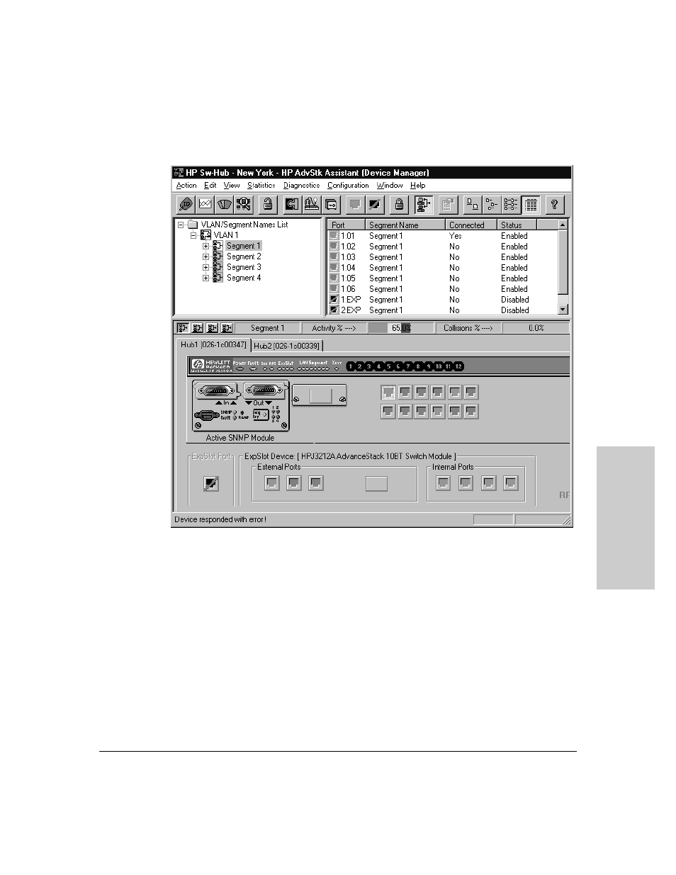 Closeup view areas, Closeup view areas -3 | HP Hub & Switch Management for OV-UX User Manual | Page 89 / 104