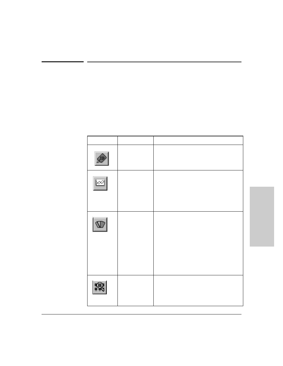 Overview of toolbar functions, Overview of toolbar function | HP Hub & Switch Management for OV-UX User Manual | Page 91 / 104