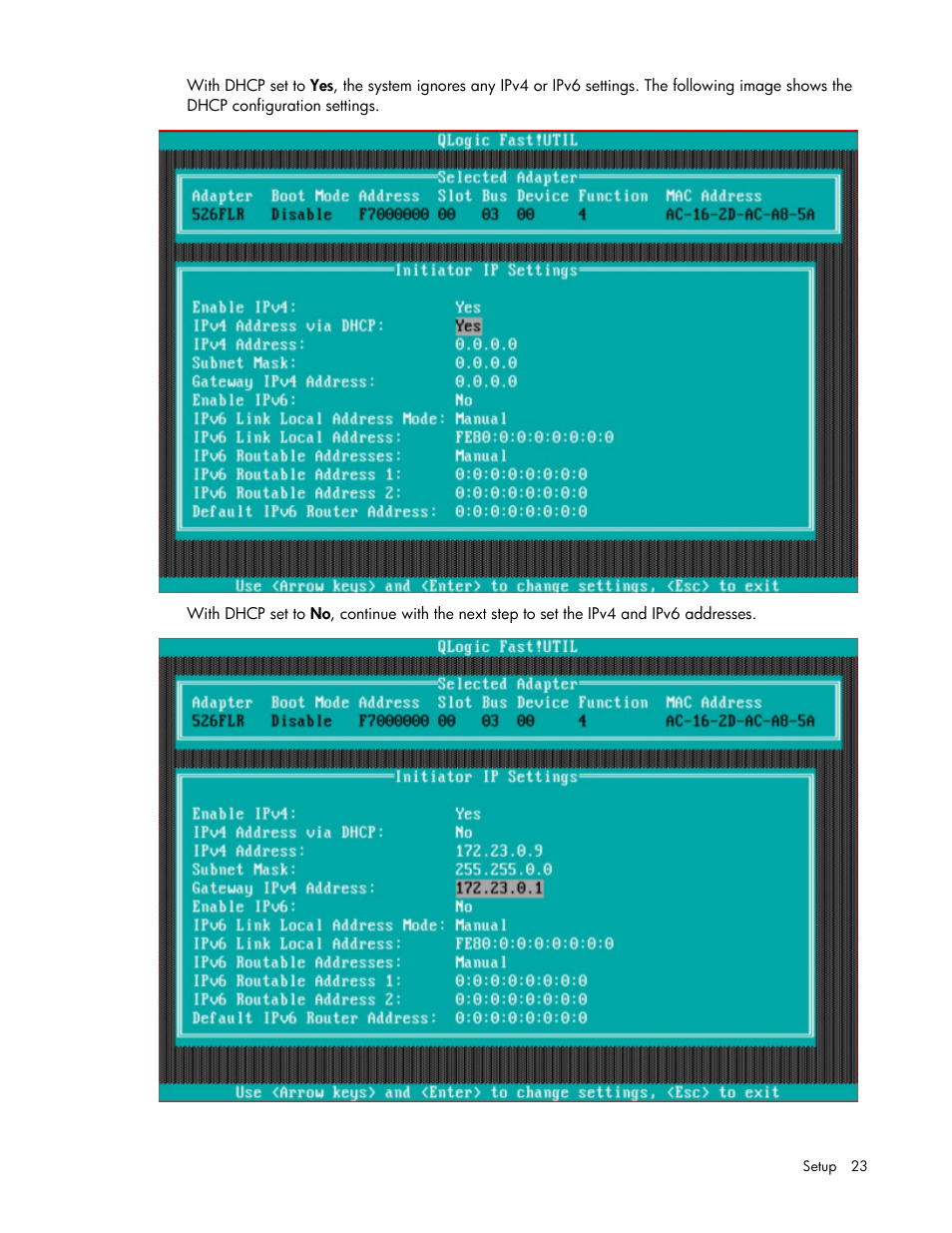 HP QLogic QMH4062 1GbE iSCSI Adapter for c-Class BladeSystem User Manual | Page 23 / 45