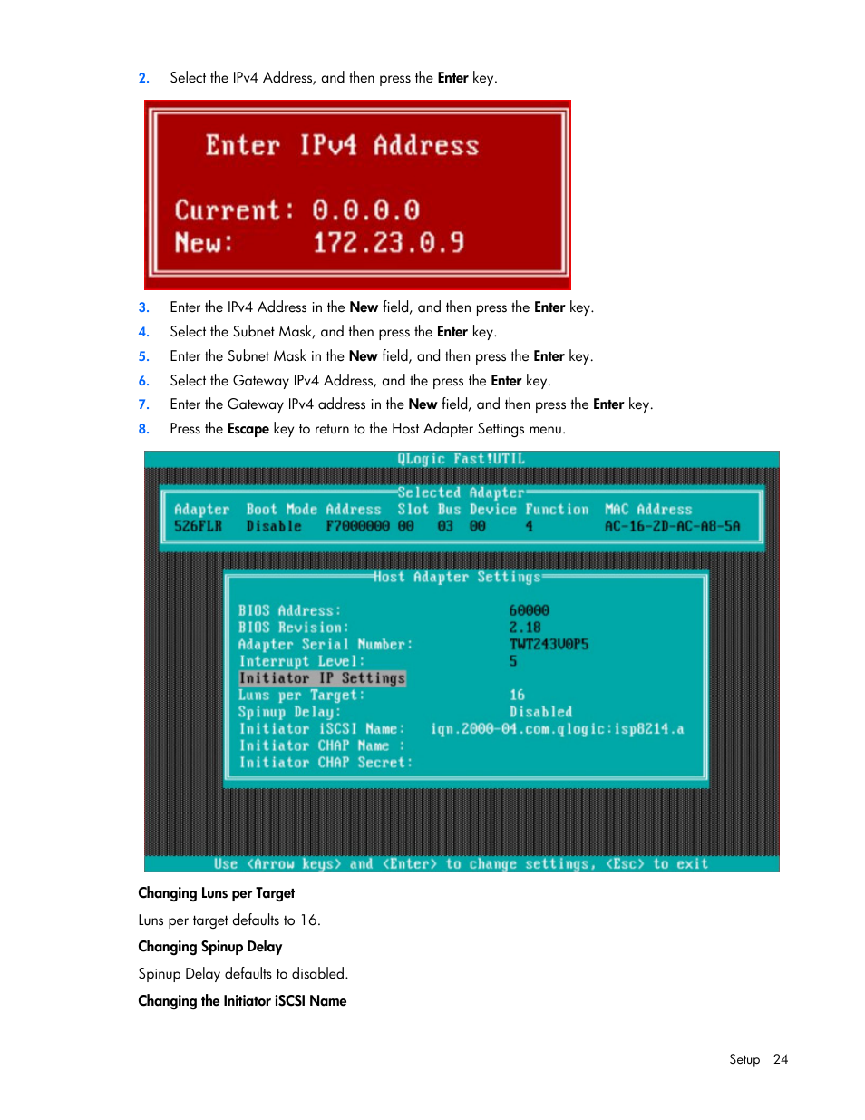 HP QLogic QMH4062 1GbE iSCSI Adapter for c-Class BladeSystem User Manual | Page 24 / 45
