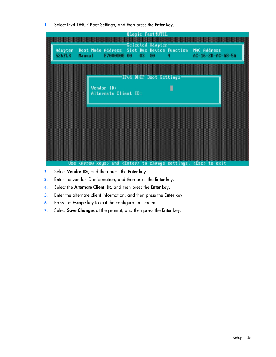 HP QLogic QMH4062 1GbE iSCSI Adapter for c-Class BladeSystem User Manual | Page 35 / 45