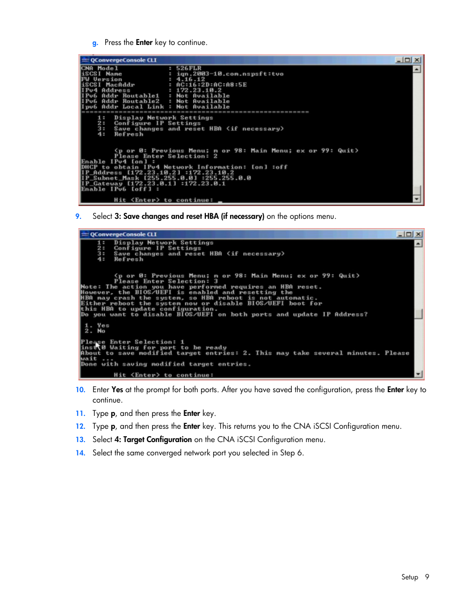 HP QLogic QMH4062 1GbE iSCSI Adapter for c-Class BladeSystem User Manual | Page 9 / 45