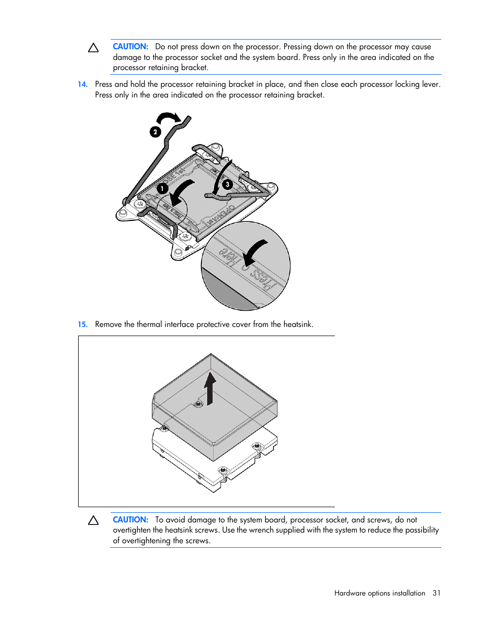 HP ProLiant BL660c Gen8 Server Blade User Manual | Page 31 / 87