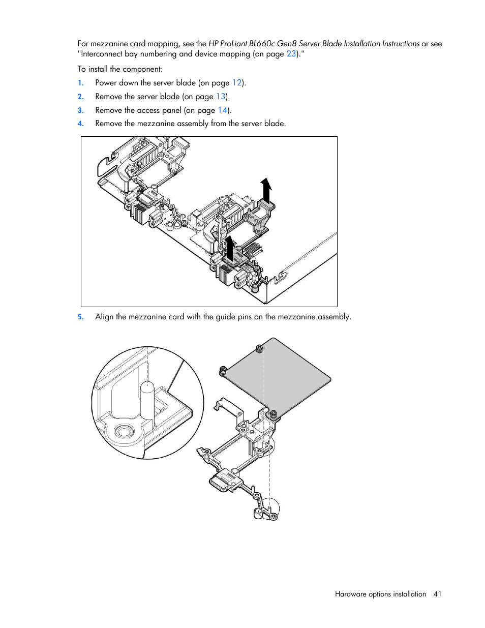 HP ProLiant BL660c Gen8 Server Blade User Manual | Page 41 / 87