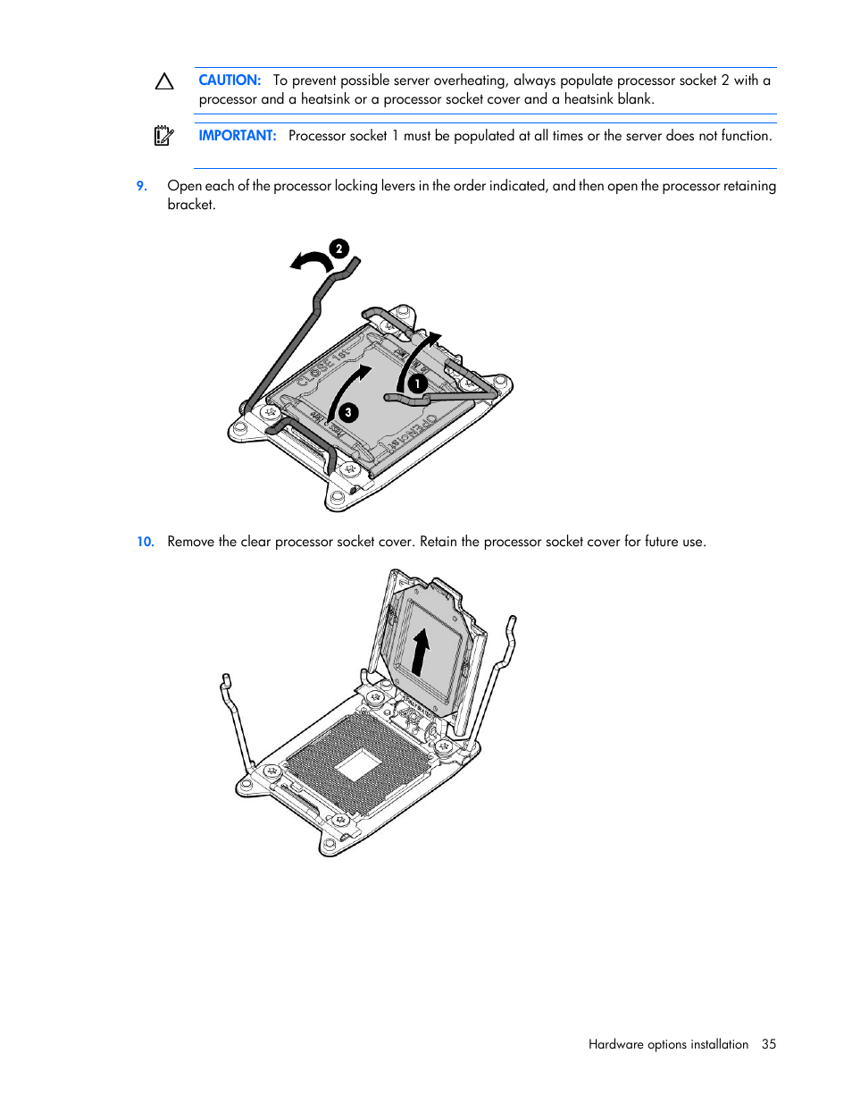 HP ProLiant SL250s Gen8 Server User Manual | Page 35 / 115