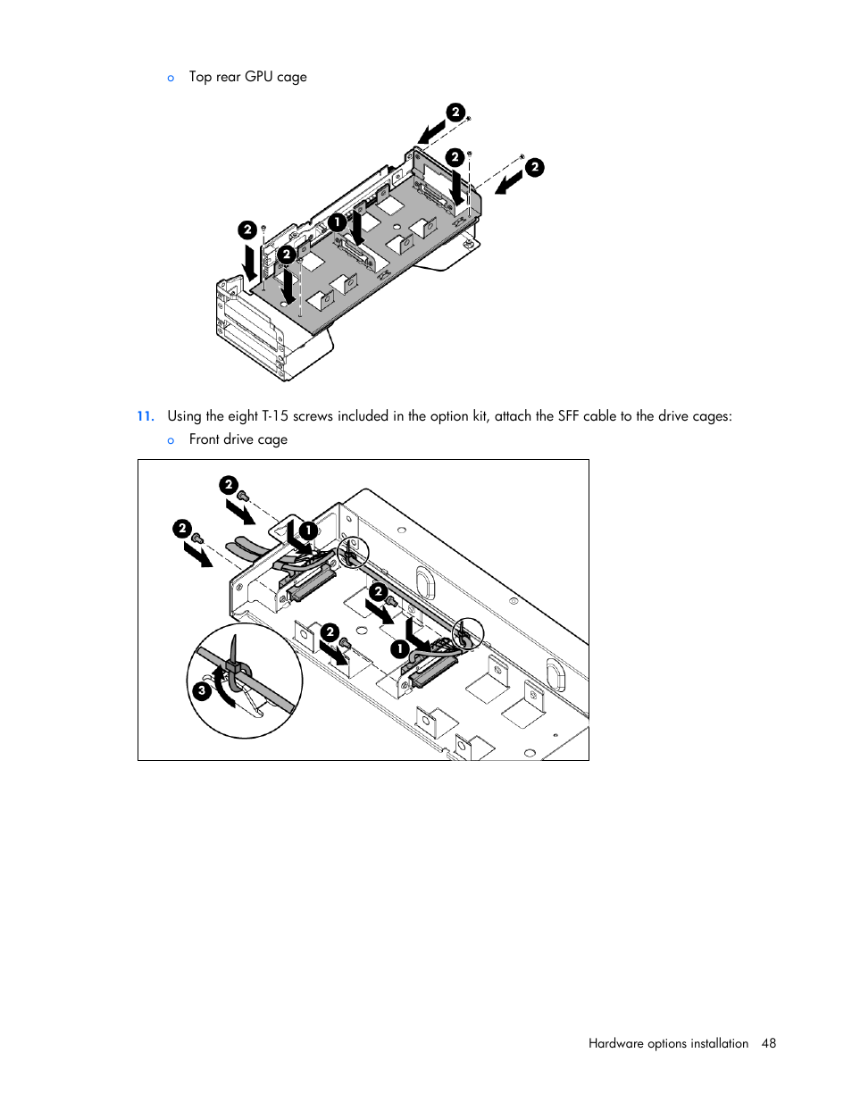 HP ProLiant SL250s Gen8 Server User Manual | Page 48 / 115