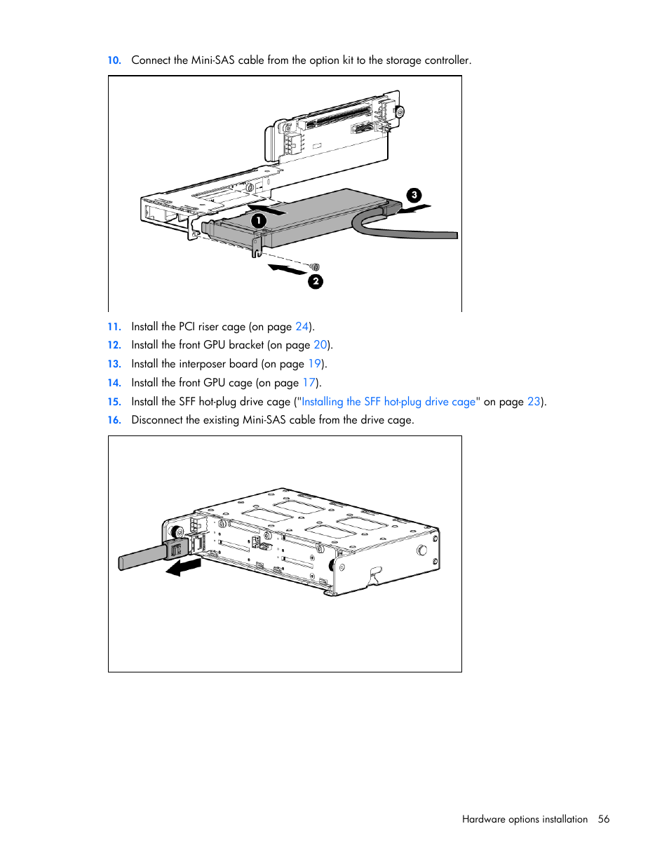 HP ProLiant SL250s Gen8 Server User Manual | Page 56 / 115