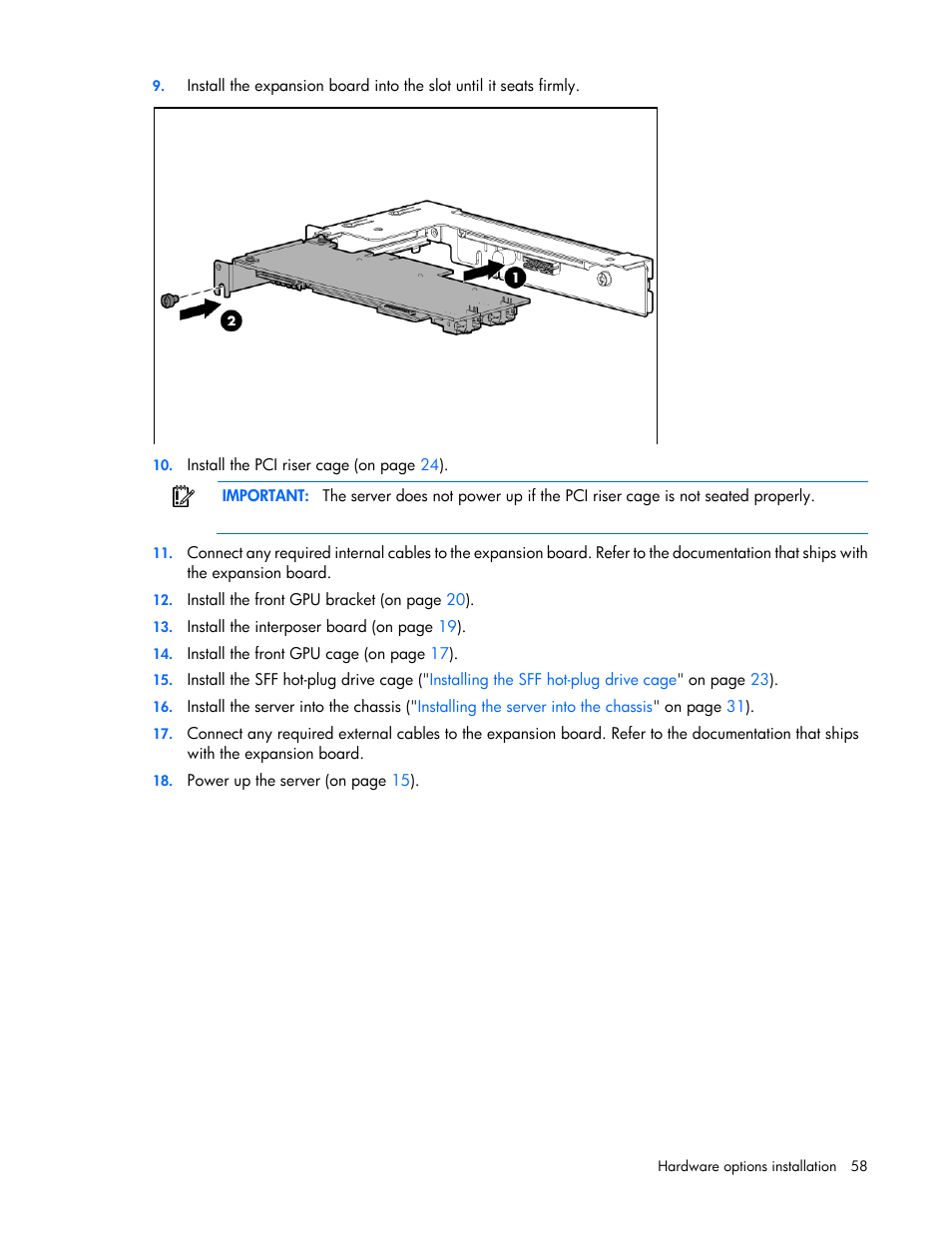 HP ProLiant SL250s Gen8 Server User Manual | Page 58 / 115