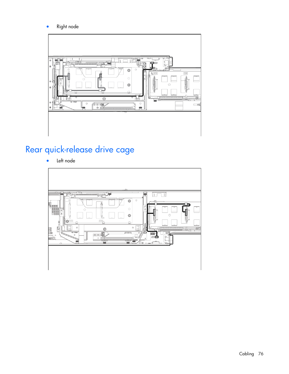 Rear quick-release drive cage | HP ProLiant SL250s Gen8 Server User Manual | Page 76 / 115