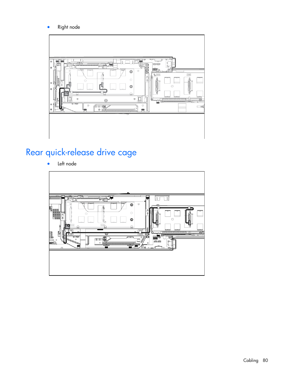 Rear quick-release drive cage | HP ProLiant SL250s Gen8 Server User Manual | Page 80 / 115
