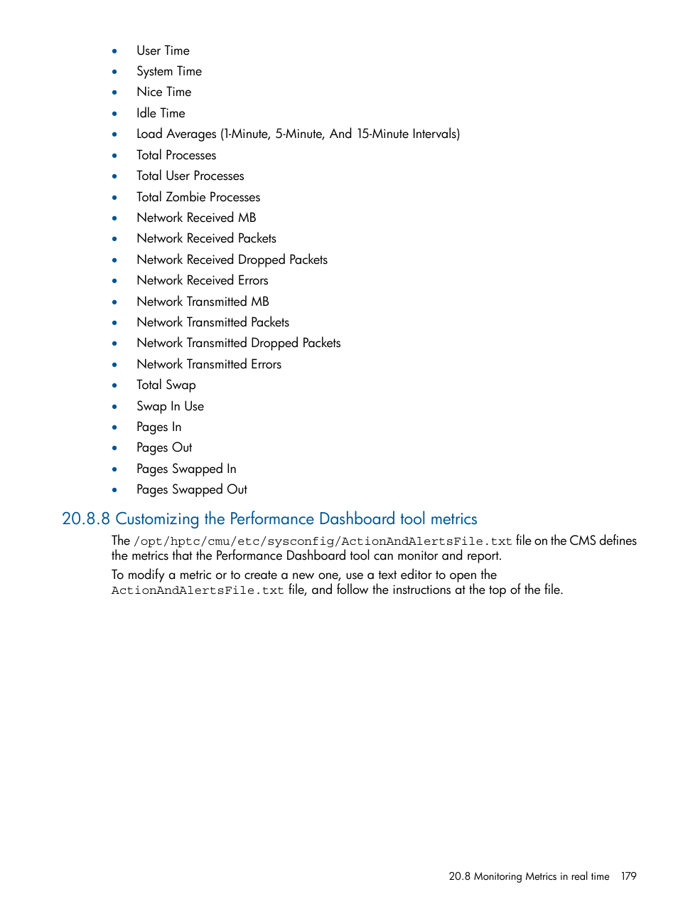 HP Insight Control Software for Linux User Manual | Page 179 / 273