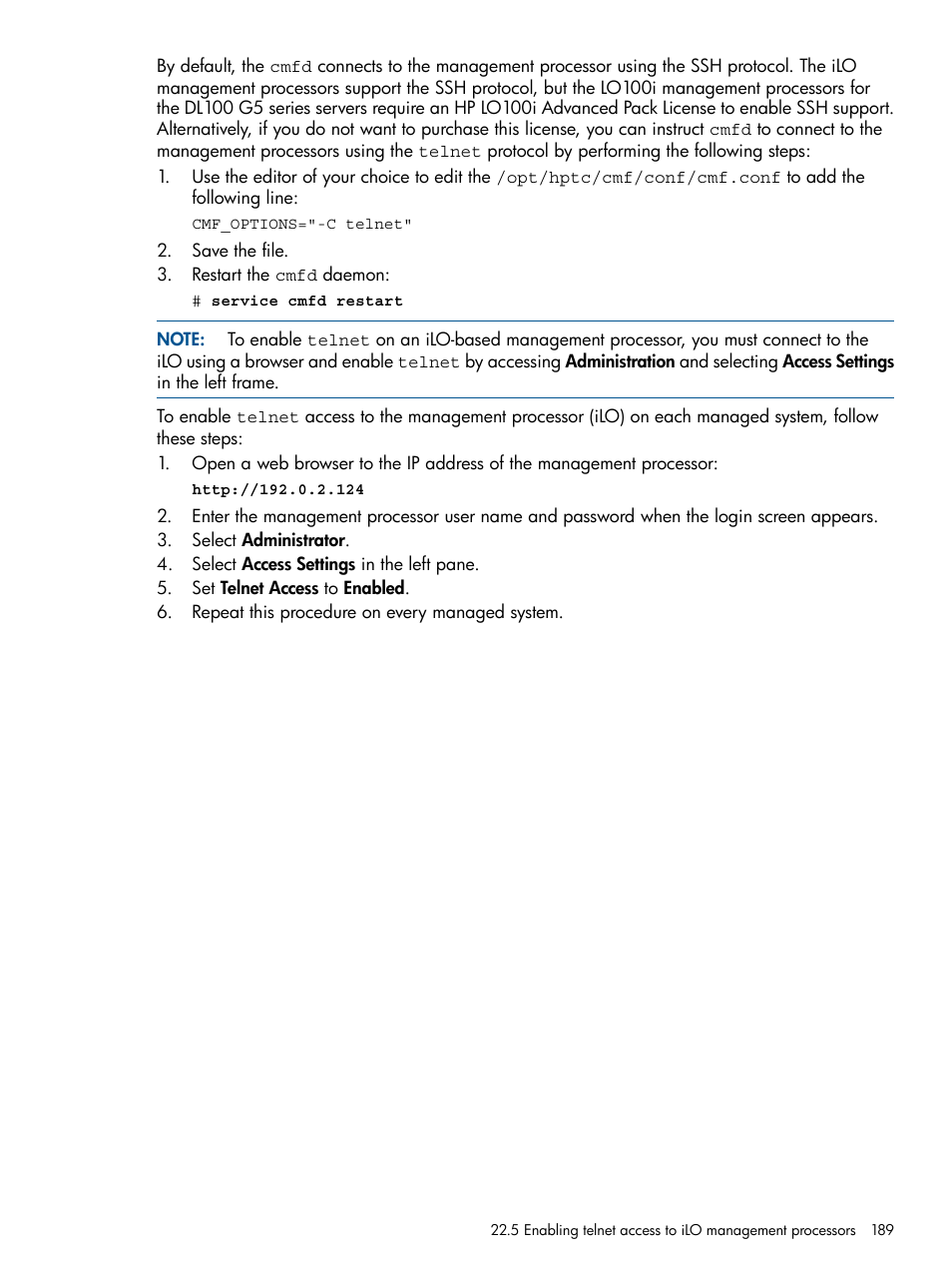 HP Insight Control Software for Linux User Manual | Page 189 / 273