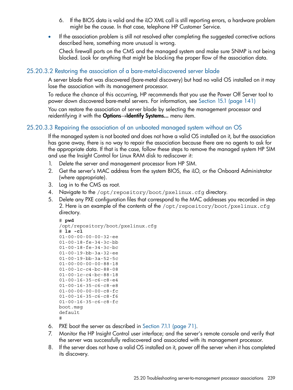 HP Insight Control Software for Linux User Manual | Page 239 / 273