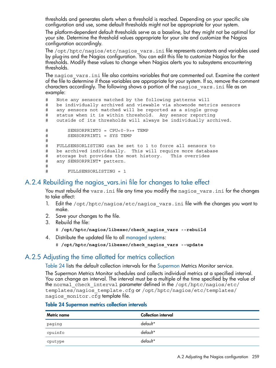 HP Insight Control Software for Linux User Manual | Page 259 / 273