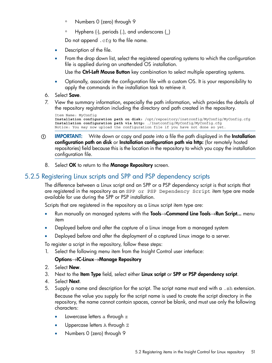 HP Insight Control Software for Linux User Manual | Page 51 / 273