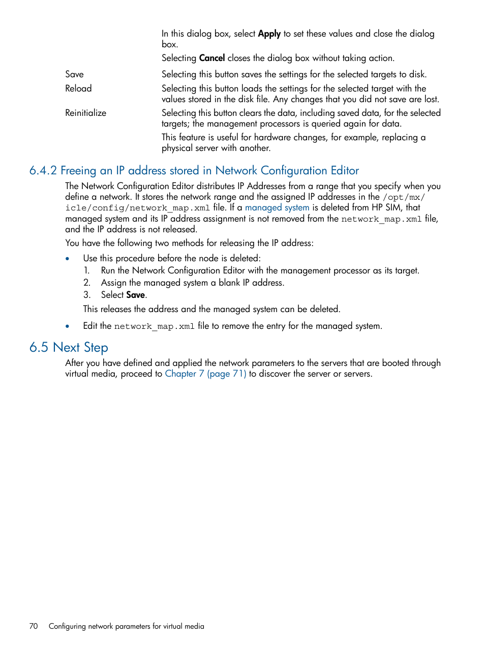 5 next step | HP Insight Control Software for Linux User Manual | Page 70 / 273