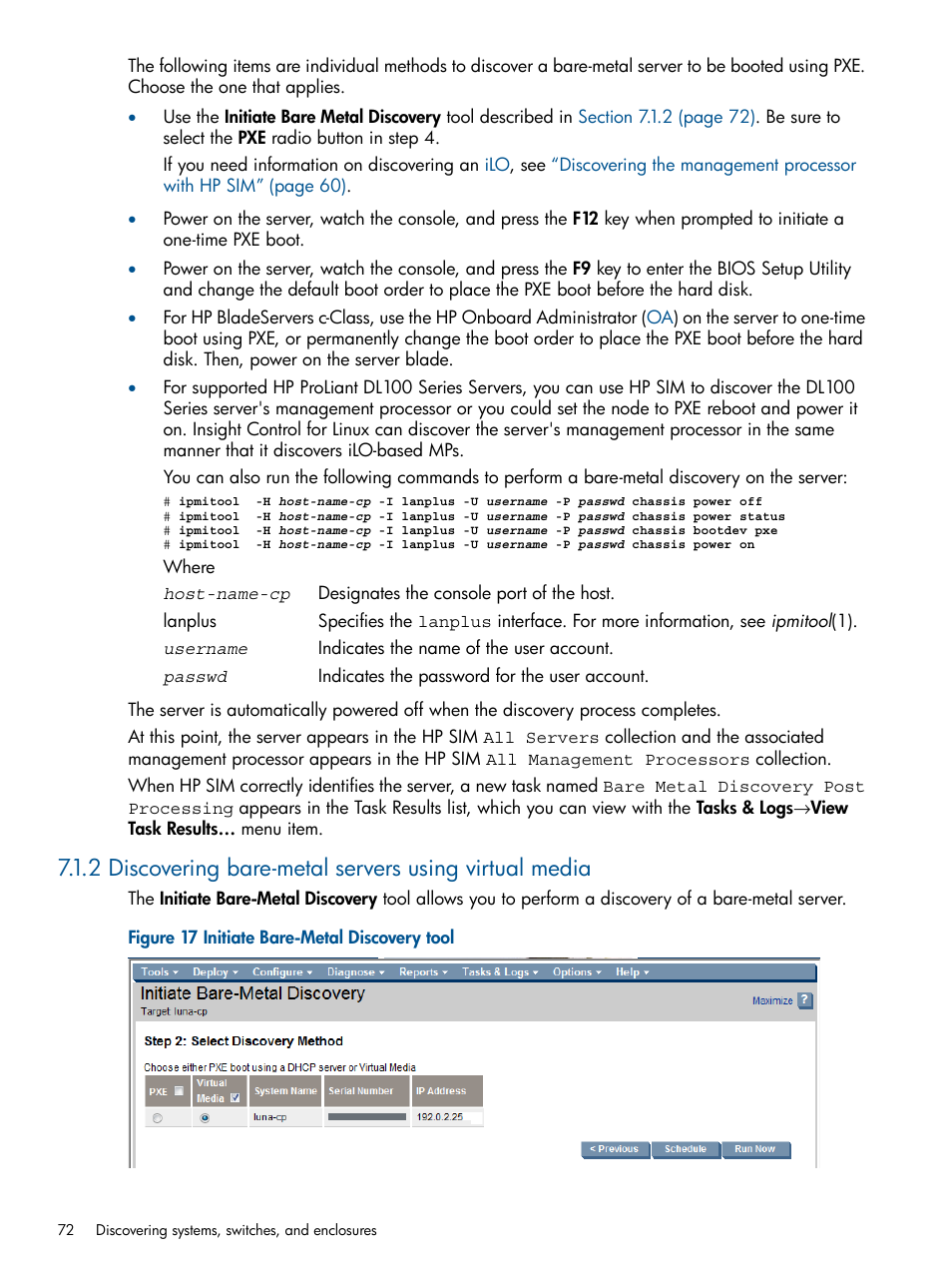 HP Insight Control Software for Linux User Manual | Page 72 / 273