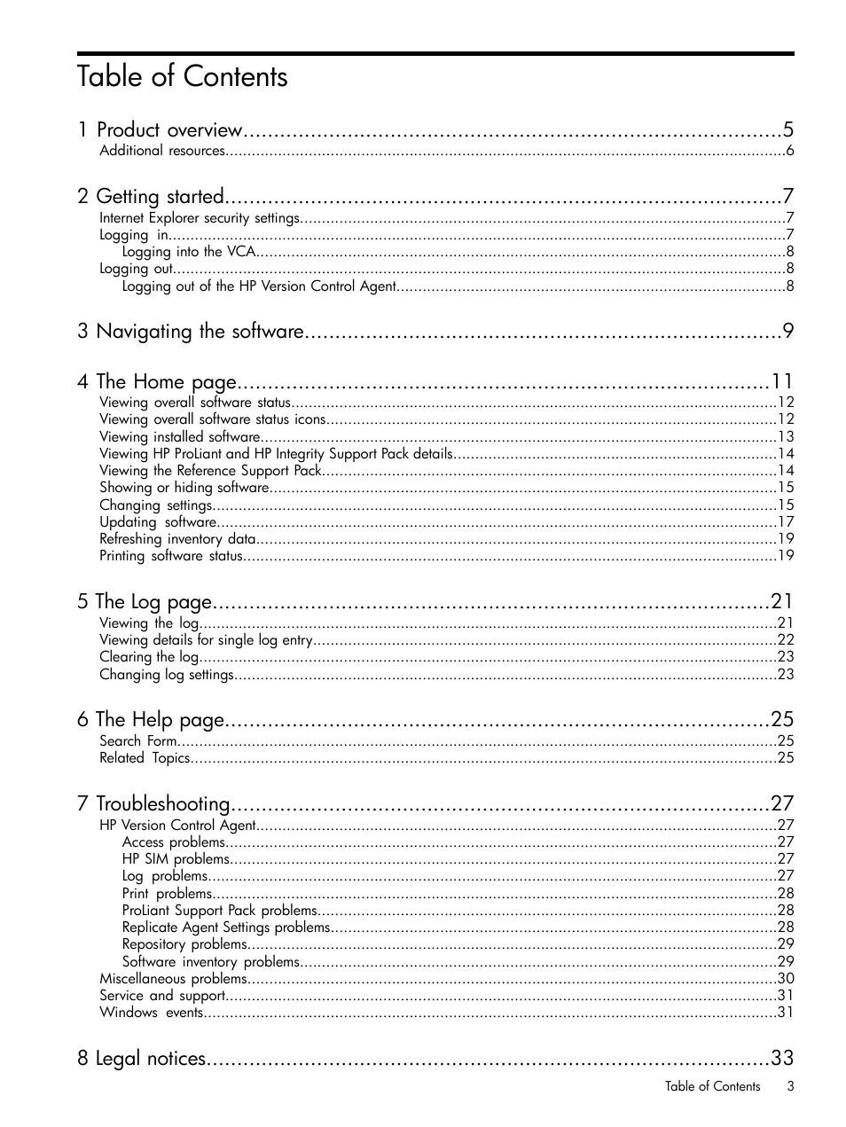 HP Insight Foundation Software for ProLiant User Manual | Page 3 / 37