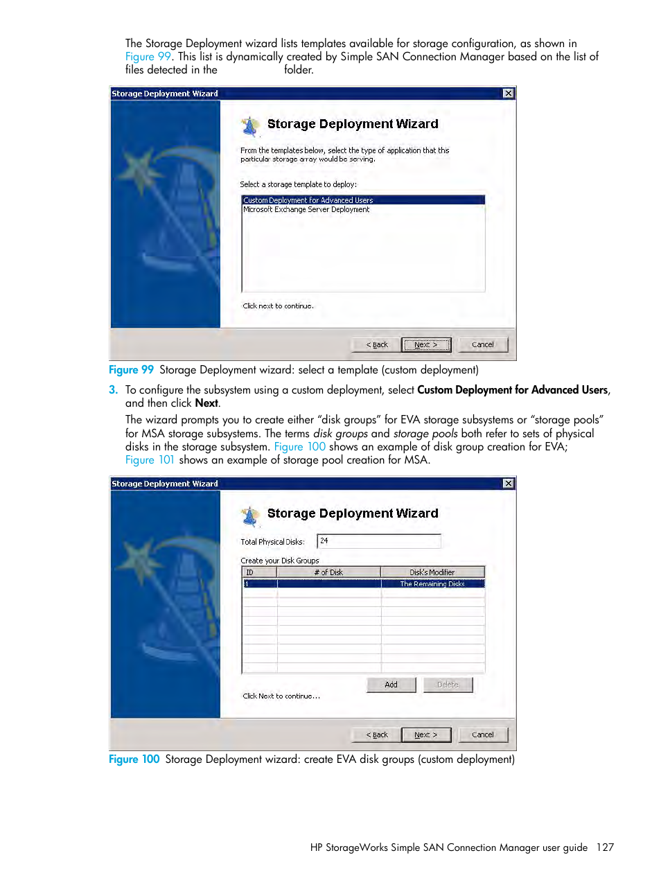 Step 3 | HP StorageWorks 2000fc G2 Modular Smart Array User Manual | Page 127 / 150