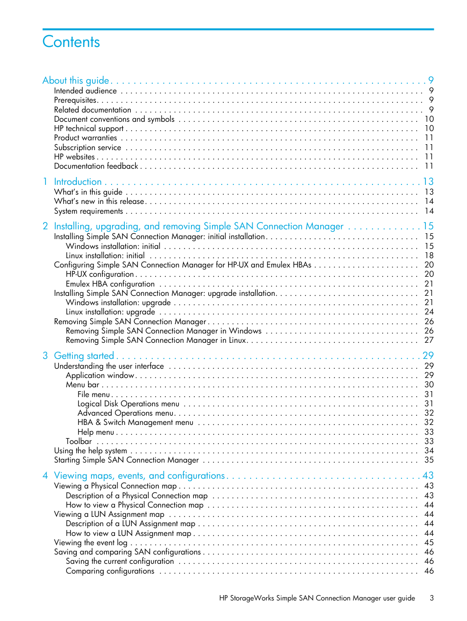 HP StorageWorks 2000fc G2 Modular Smart Array User Manual | Page 3 / 150