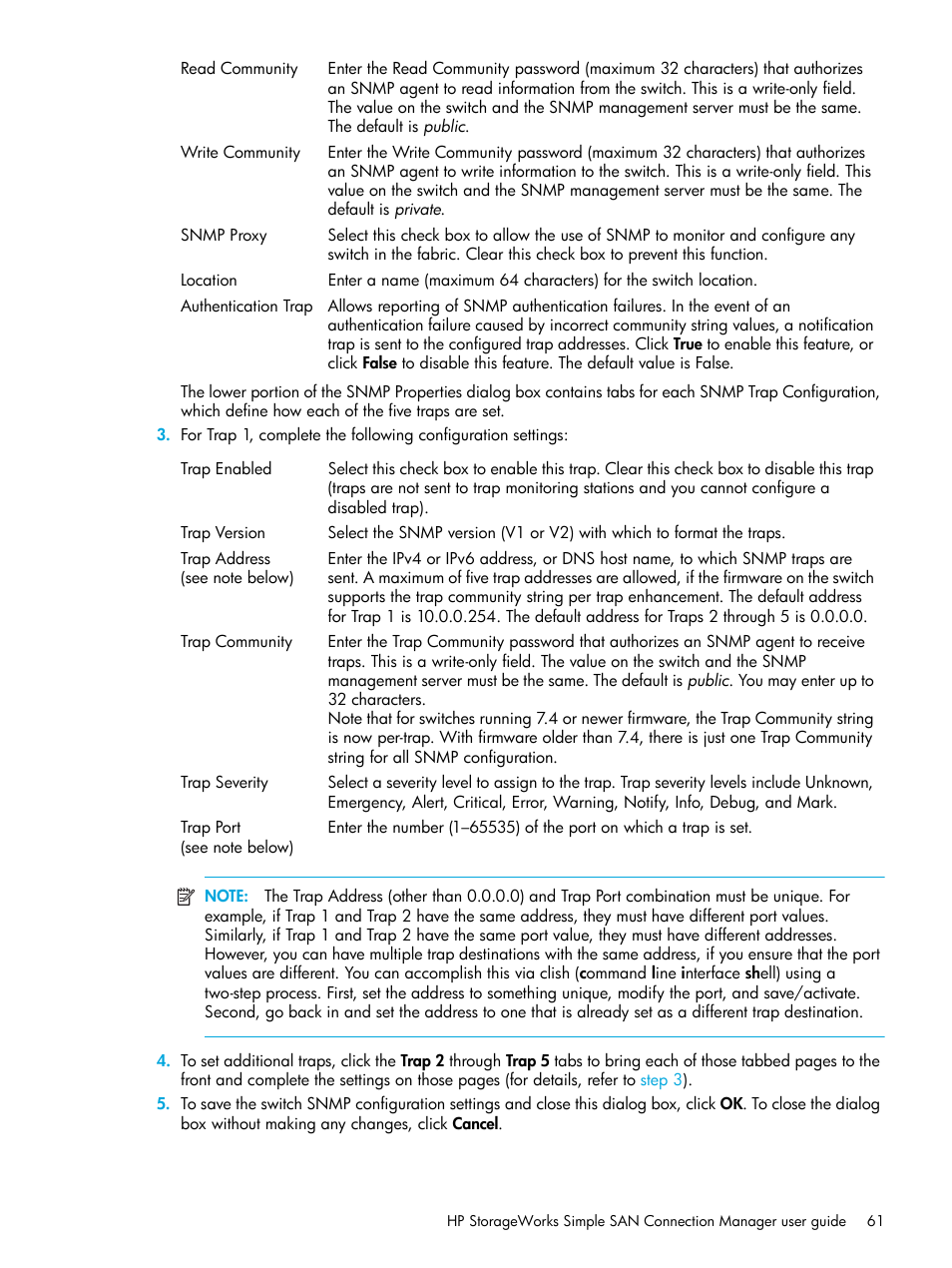 HP StorageWorks 2000fc G2 Modular Smart Array User Manual | Page 61 / 150