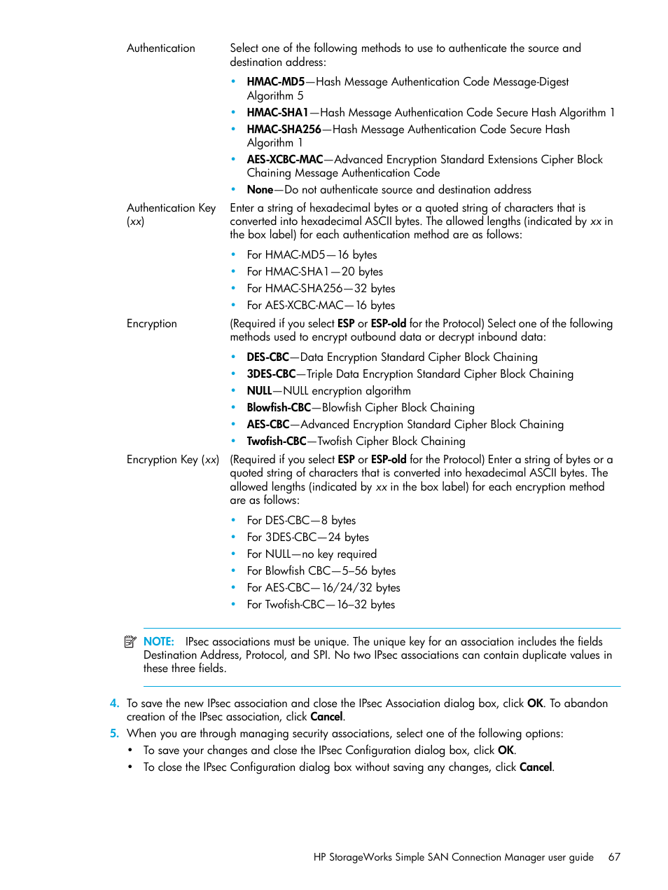 HP StorageWorks 2000fc G2 Modular Smart Array User Manual | Page 67 / 150