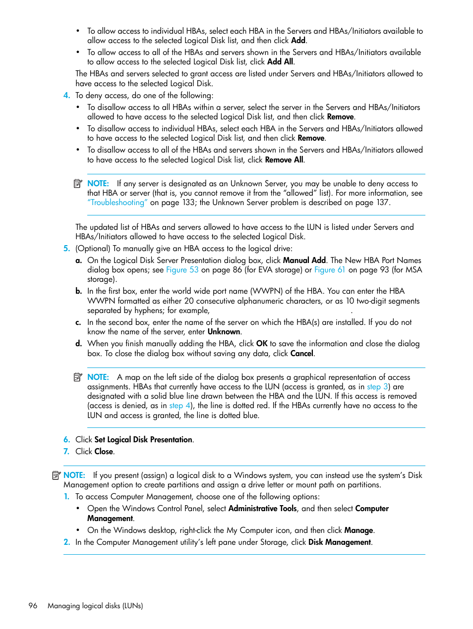 HP StorageWorks 2000fc G2 Modular Smart Array User Manual | Page 96 / 150