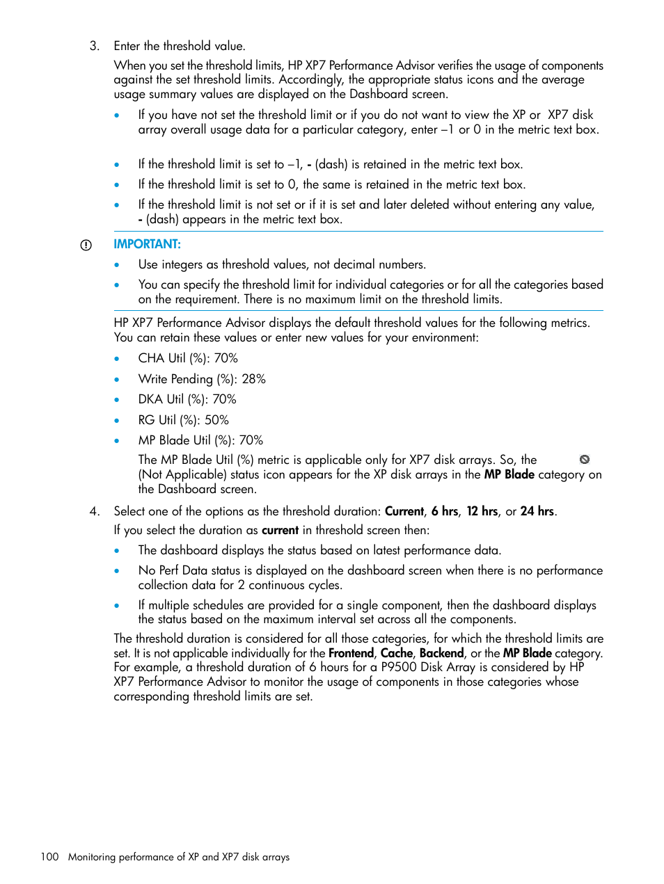 HP XP Performance Advisor Software User Manual | Page 100 / 414