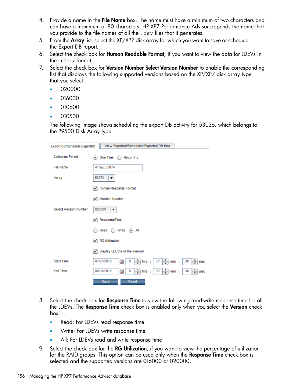 HP XP Performance Advisor Software User Manual | Page 156 / 414