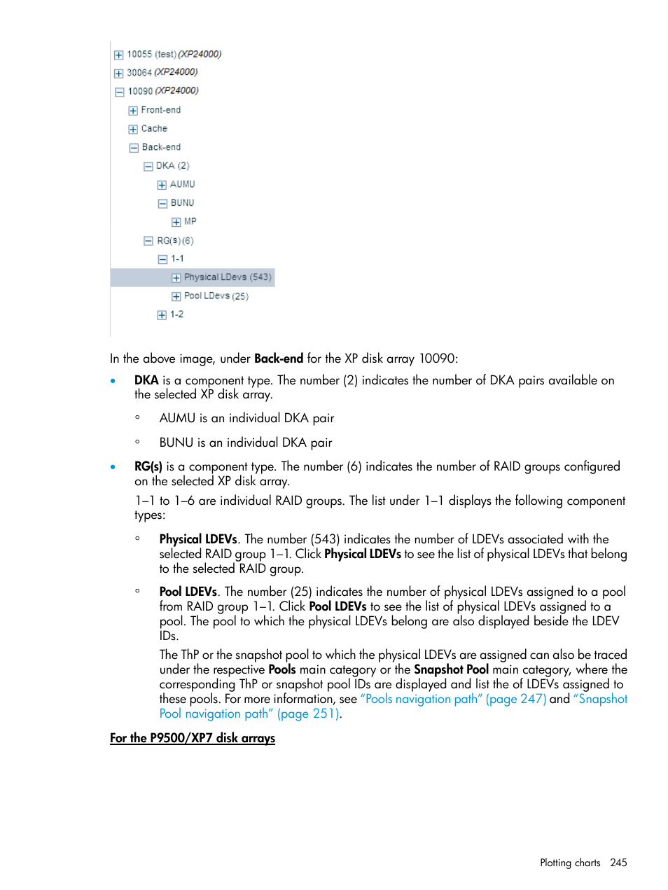 HP XP Performance Advisor Software User Manual | Page 245 / 414
