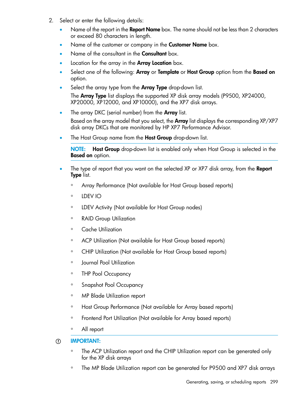 HP XP Performance Advisor Software User Manual | Page 299 / 414