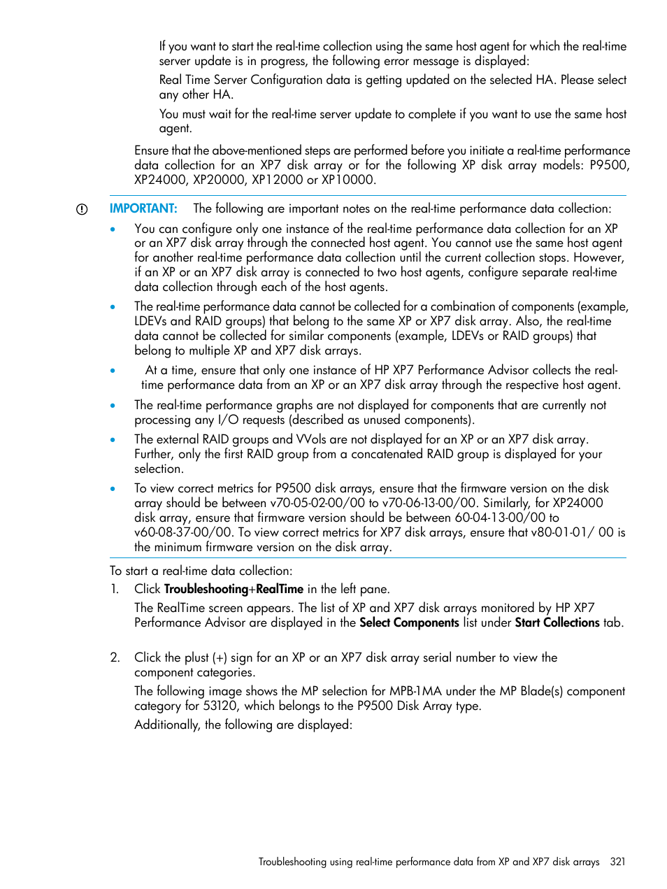 HP XP Performance Advisor Software User Manual | Page 321 / 414
