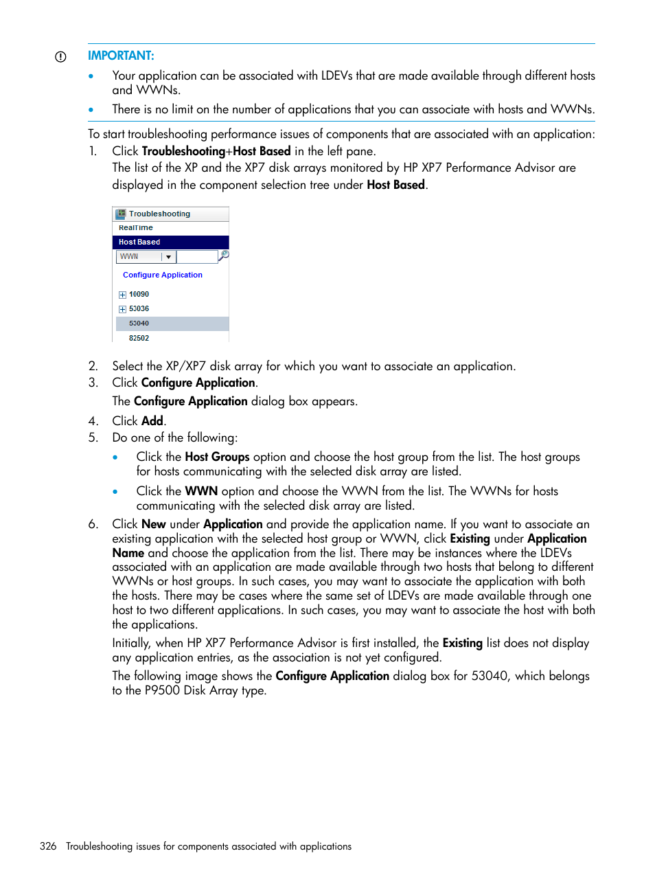 HP XP Performance Advisor Software User Manual | Page 326 / 414