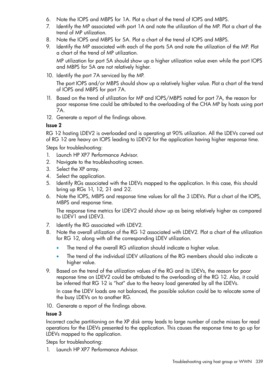 HP XP Performance Advisor Software User Manual | Page 339 / 414